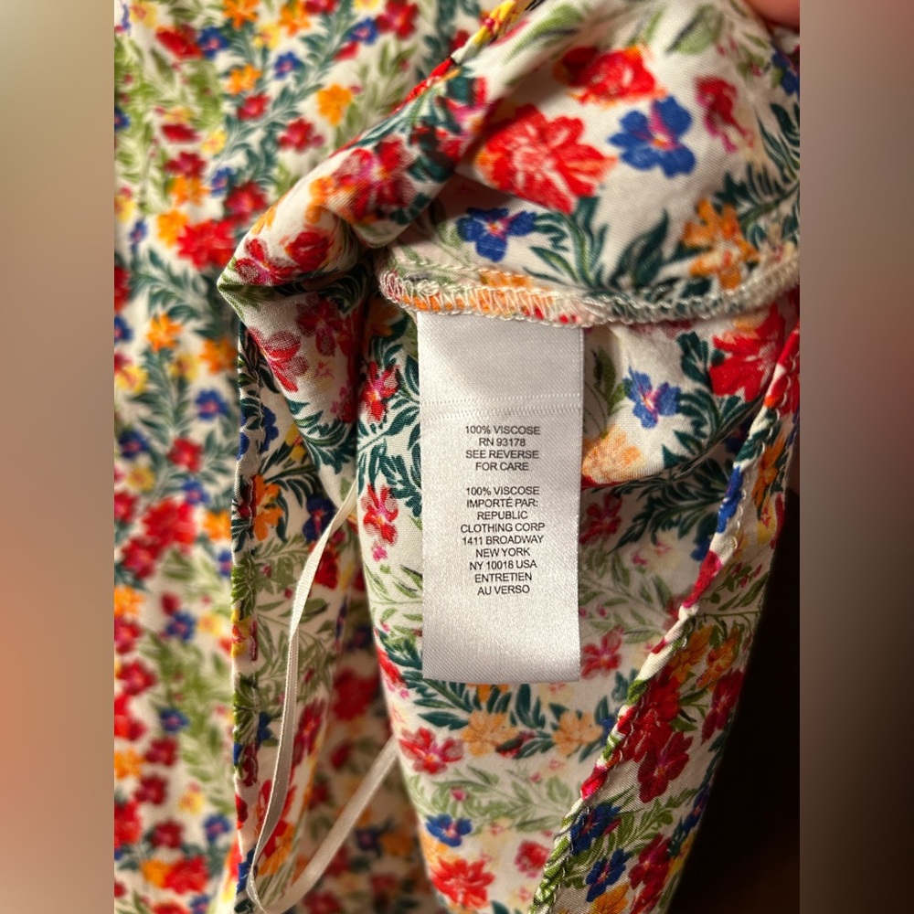 Cute Floral Tank Top 1X - Picture 4 of 7